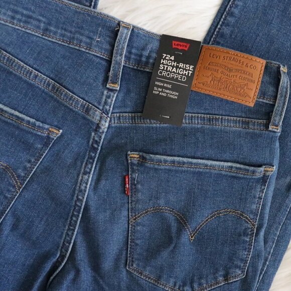 NWT Levi's Jeans Straight Leg High Waisted Size 26 - Picture 7 of 8